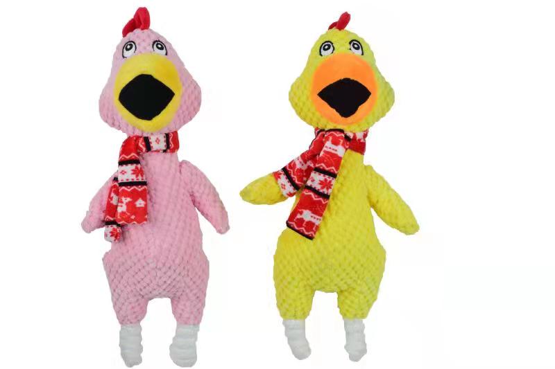 Chicken Plush Dog Toy - Christmas Collection (8429083040161)