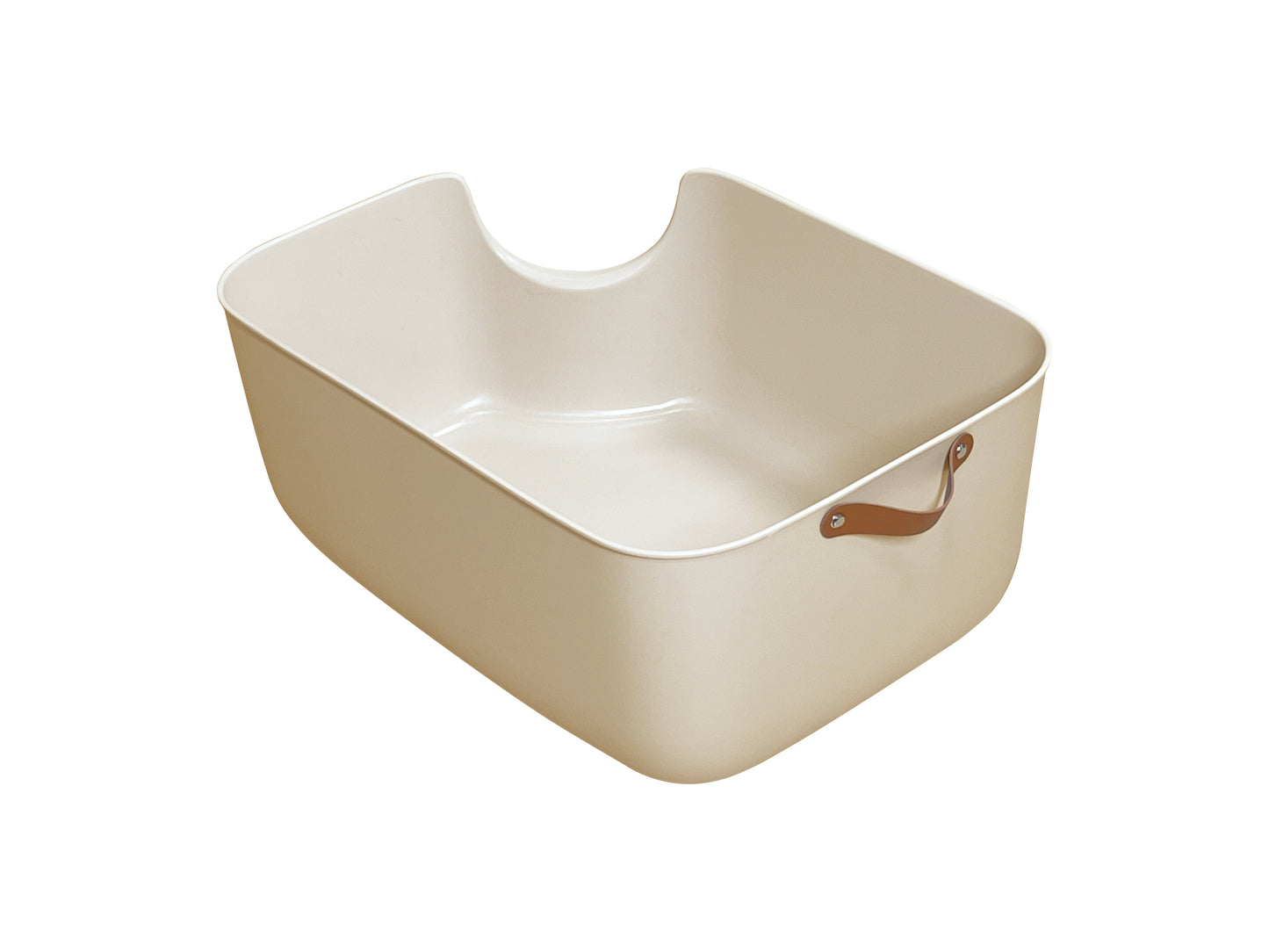 Pawsitiv Emma Queen Corner Litter Tray - MSP B10 - Beige (Barcode: 6975945341256)