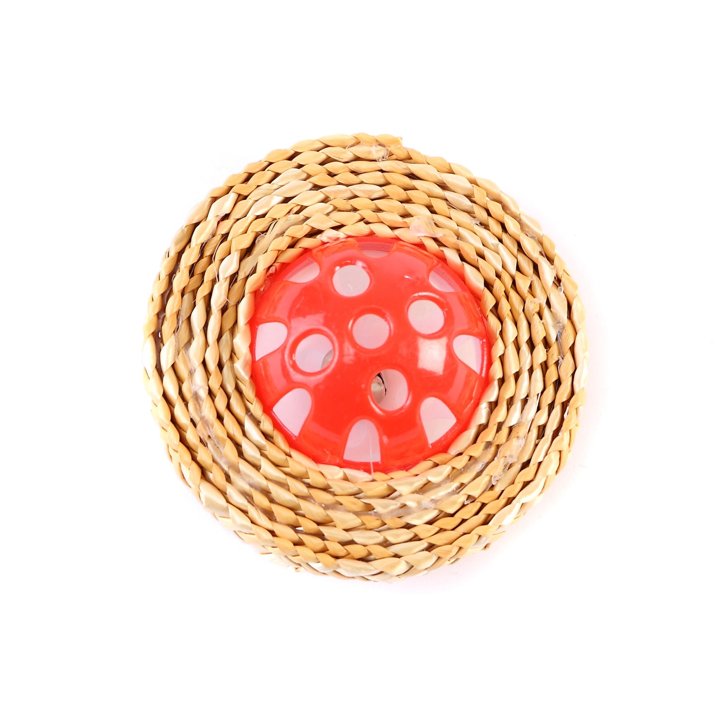 Red Ball With Bell and String Interactive Cat Toy (8429083036164)