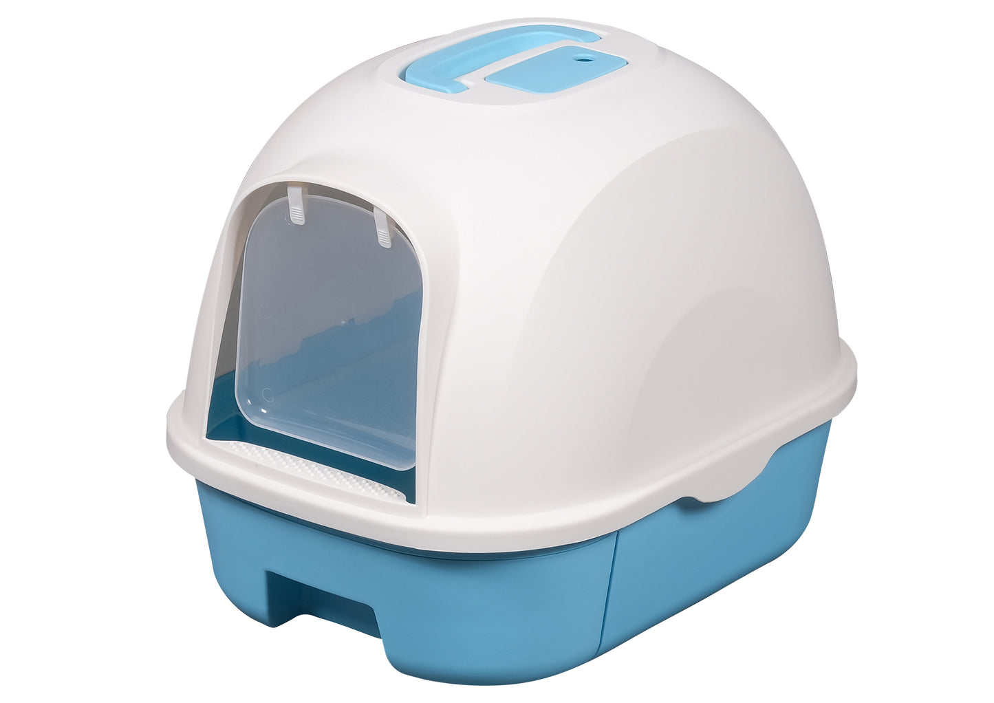 SALE: Pawsitiv Emma Litter Box with Removable Tray - Savvy - MSP 009T - Blue (6975945341928)
