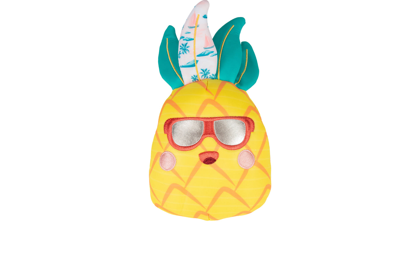 Brazilian Pineapple Floating Dog Toy with Squeaker (8429083047146)