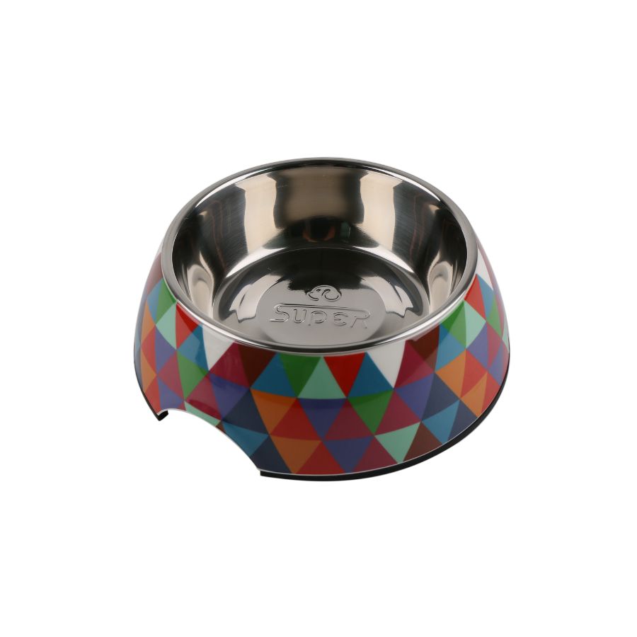 SALE: Round Classic Design Bowl - Checkers