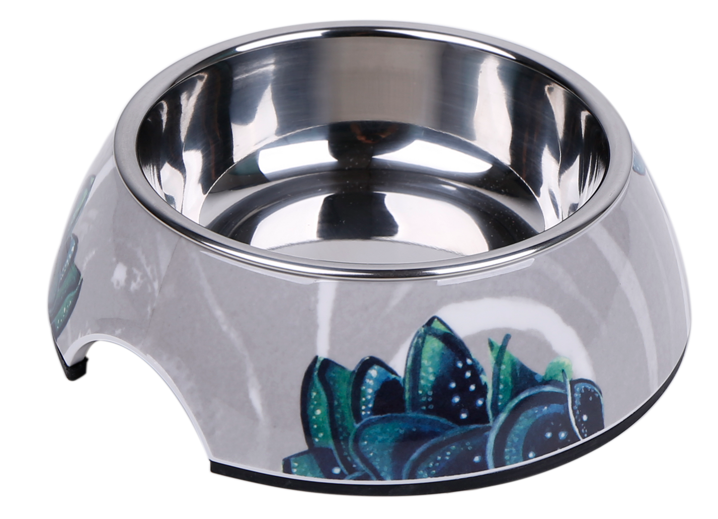 SALE: Round Classic Design Bowl - Blue Leaf