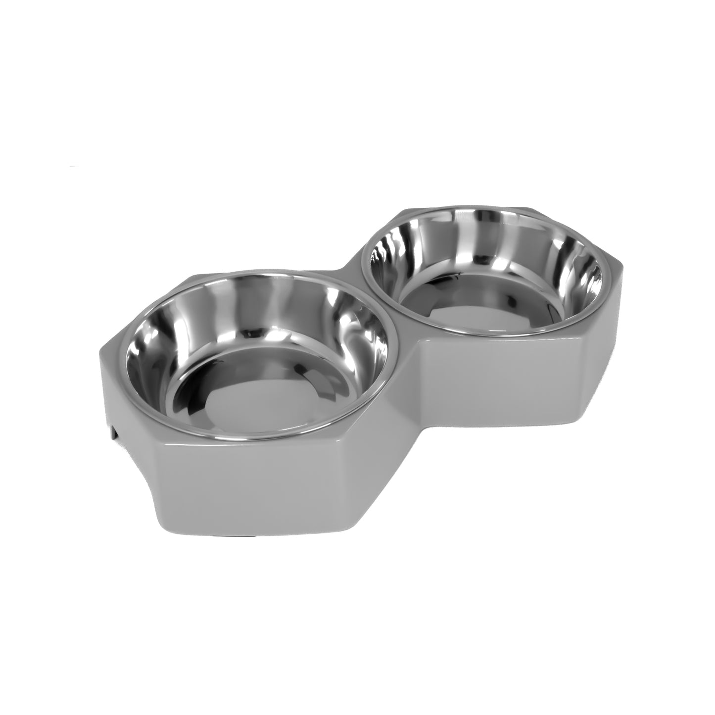 Hexagon Dinner Set Bowls - Medium - Grey