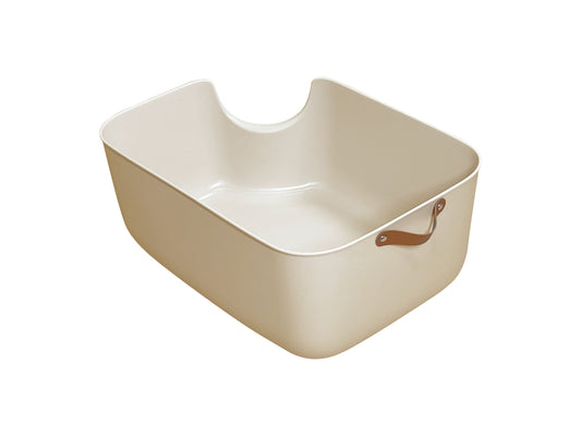 Pawsitiv Emma Queen Corner Litter Tray - MSP B10 - Beige (Barcode: 6975945341256)