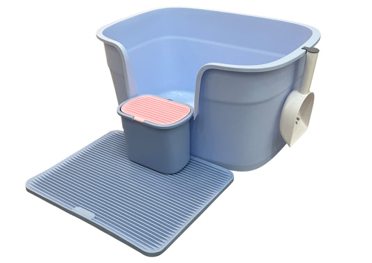 Pawsitiv Emma Queen Deep Litter Tray - MSP B09 - Blue (Barcode: 6975945341751)