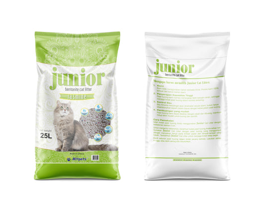 Junior Clumping Cat Litter - Jasmine - 25L (8997232680594)