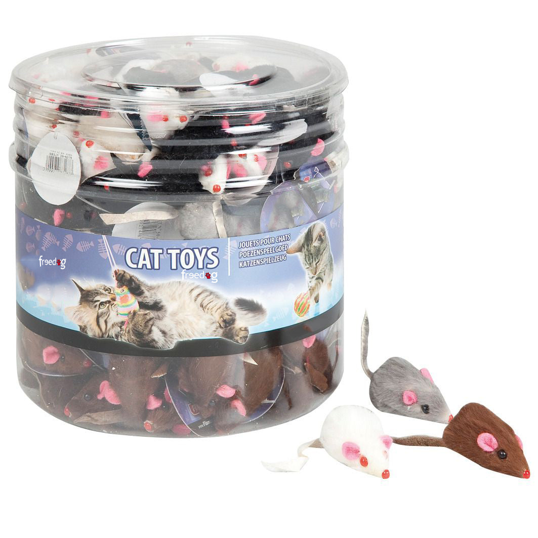 Mice Canister Interactive Cat Toy - 168pcs (8429083032029)