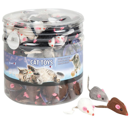 Mice Canister Interactive Cat Toy - 168pcs (8429083032029)