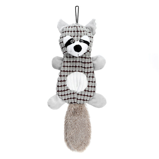 Racoon Plush Toy with Squeaker