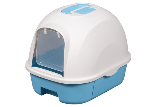 SALE: Pawsitiv Emma Litter Box with Removable Tray  - Savvy - MSP 009T - Blue (6975945341928)