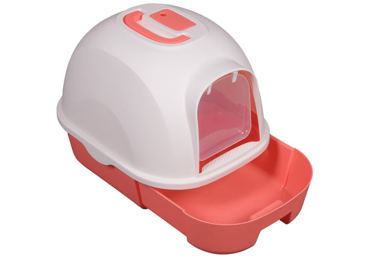SALE: Pawsitiv Emma Litter Box with Removable Tray  - Savvy - MSP 009T - Red (6975945341935)