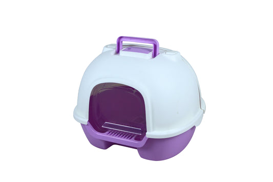 SALE: Pawsitiv Emma Easy Clean Litter Box - Tubby - MSP 006 - Purple (6975945340181)