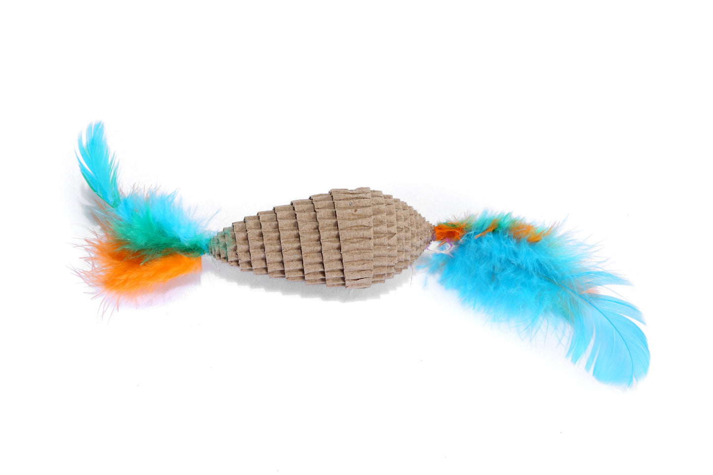 Craft Pineapple Scratcher With Feathers Interactive Cat Toy (8429083036201)