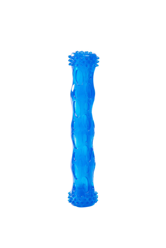 Pole Chew Dog Toy With Squeaker - Blue