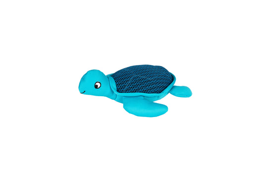 Floating Blue Turtle Dog Toy with Squeaker (8429083047153)