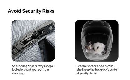 Petkit Breezy DOME "Generation 2" Pet Backpack Carrier for Cats and Puppies (6973293804942)