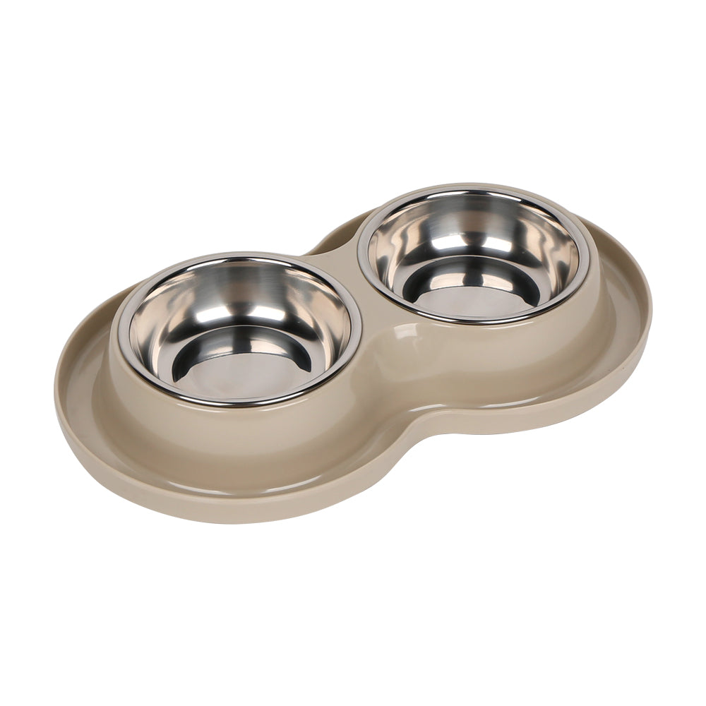 Anti Spill Dinner Set Bowls - Medium - Beige