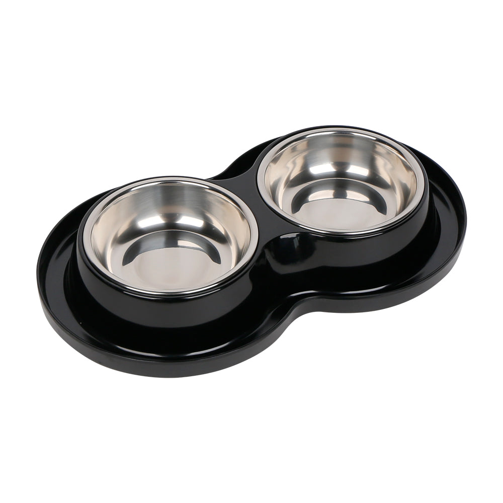 Anti Spill Dinner Set Bowls - Medium - Black
