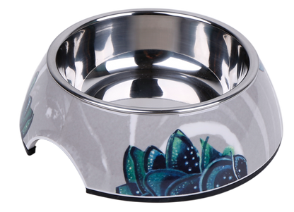 SALE: Round Classic Design Bowl - Blue Leaf