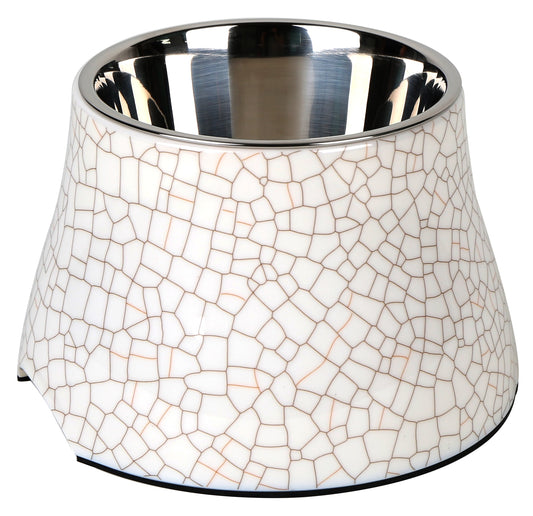 SALE: Elevated Round Design Bowl - Marble