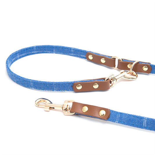 SALE: Pawsitiv Handmade Leash - TOBY (1722) - Blue (4900076456564)