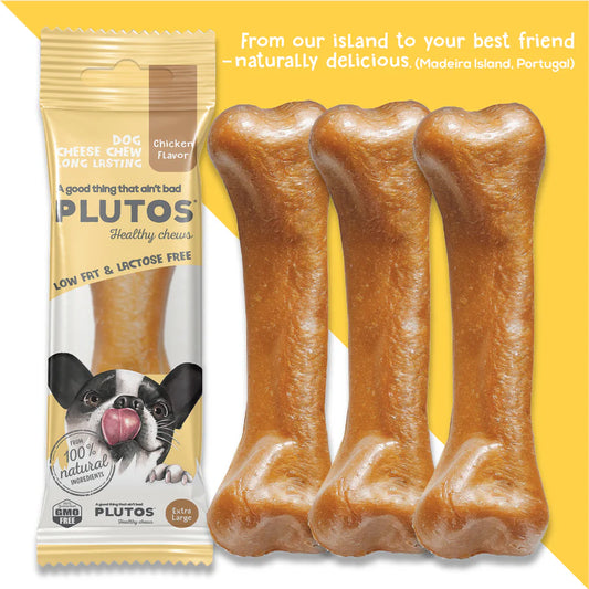 PLUTOS Dog Chew - Chicken - Large - 5pcs Minimum