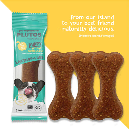 PLUTOS Soft Dog Chew – Recipe for Puppies - Apple + Krill - 5pcs Minimum