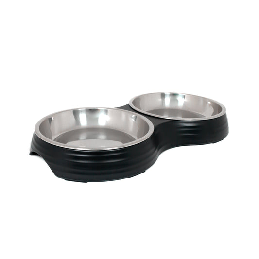 Matte Ripple Dinner Set Bowls - Small - Black