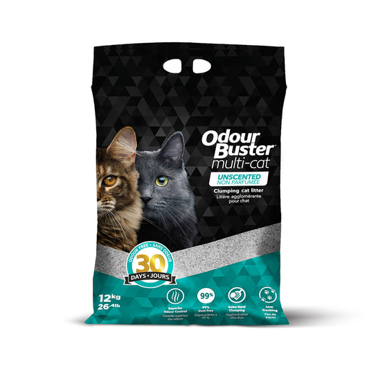 MultiCat Canada Clumping Litter (12Kg) – Unscented (0826983403016)