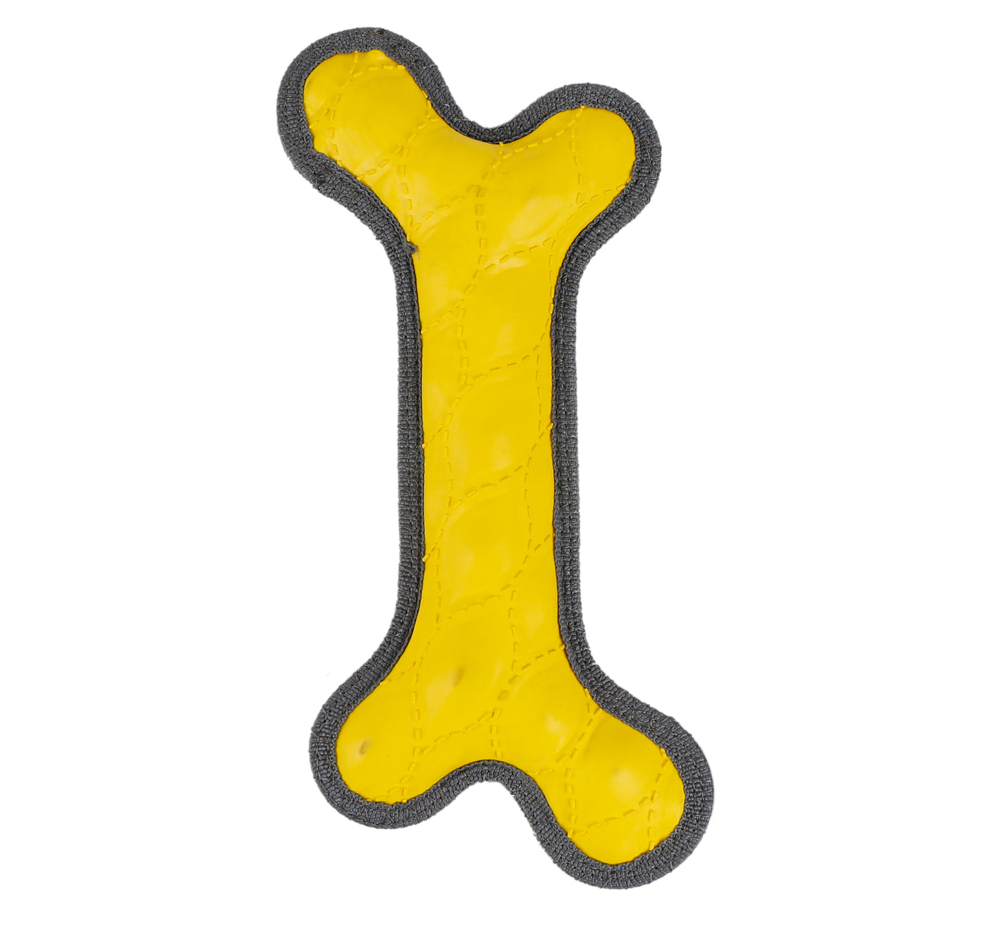 Durable and Tough Toy - Bone - Yellow