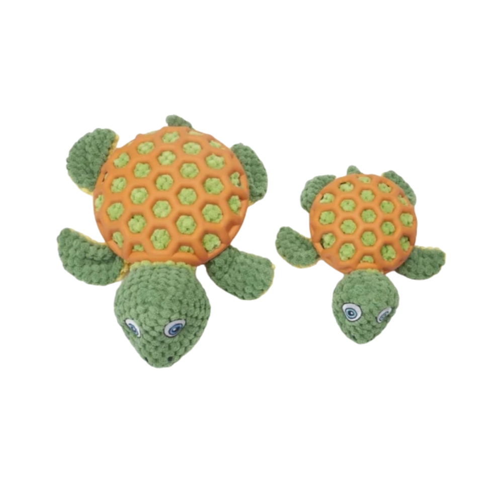 Turtle with Rubber Net and Squeaky - Large (89) (6970002254074)