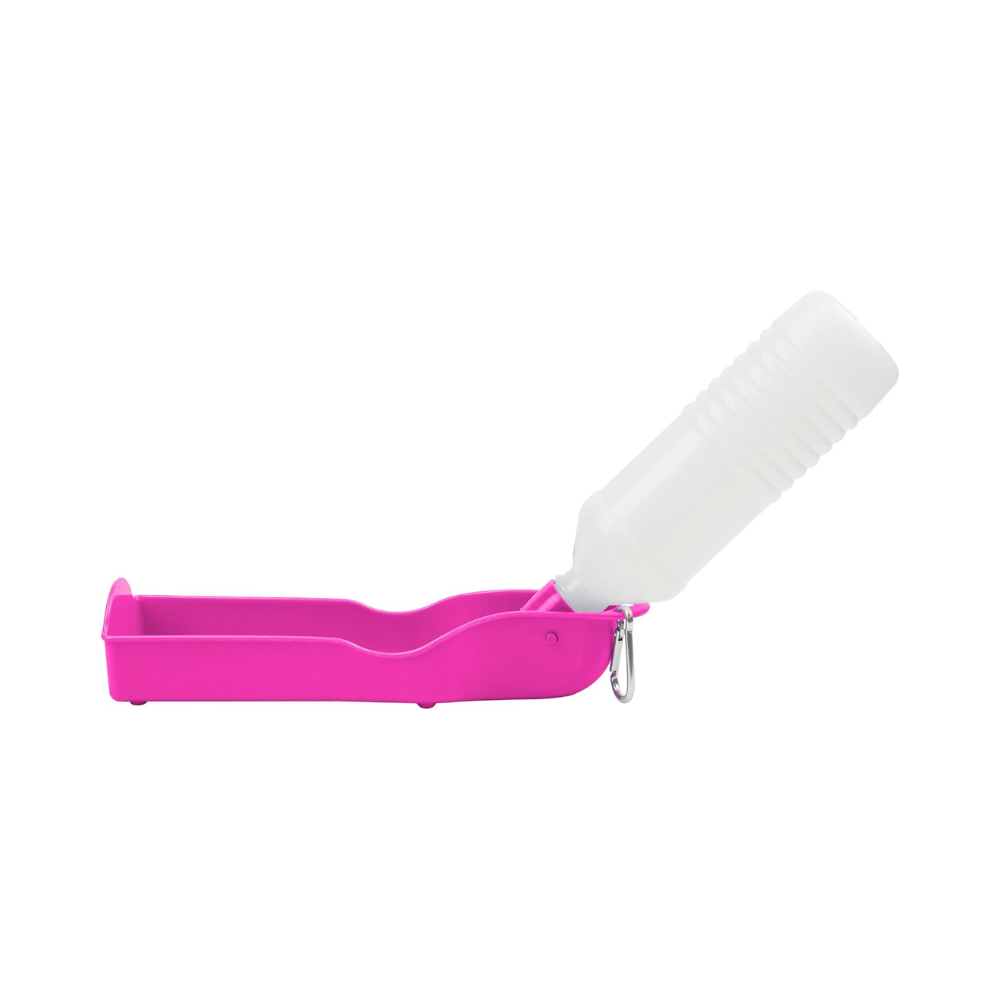 Portable Pet Water Bottle with Built-In Drinking Bowl