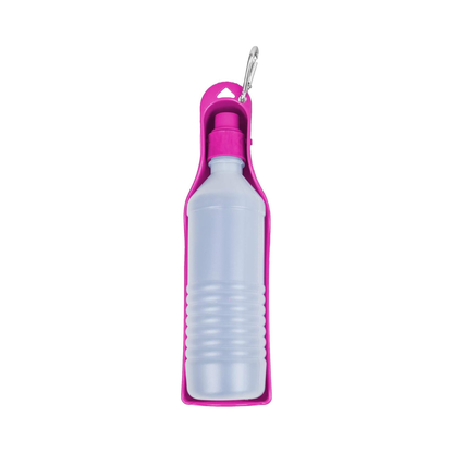 Portable Pet Water Bottle with Built-In Drinking Bowl