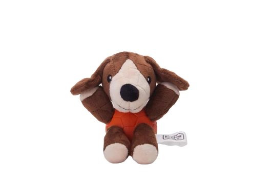 Dog with Rubber Ball and Treat Dispenser (118) - Medium