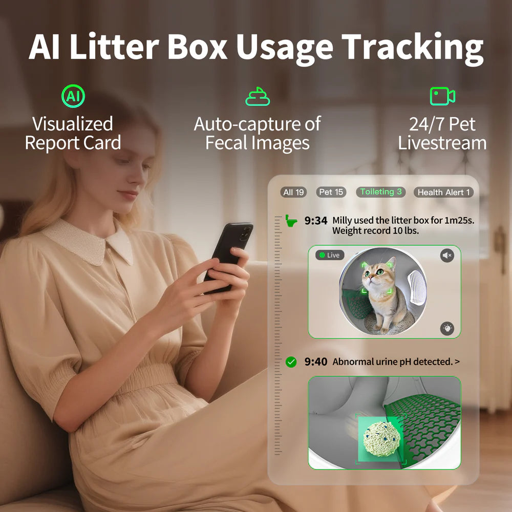 Petkit "Pura MAX 2.0" Upgraded Automatic Self Cleaning Cat Litter Box (6975069305028)