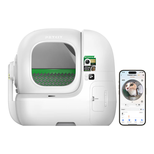 Petkit Purobot Max Pro 2.0 - Upgraded Automatic Cat Litter Box with Ai Camera