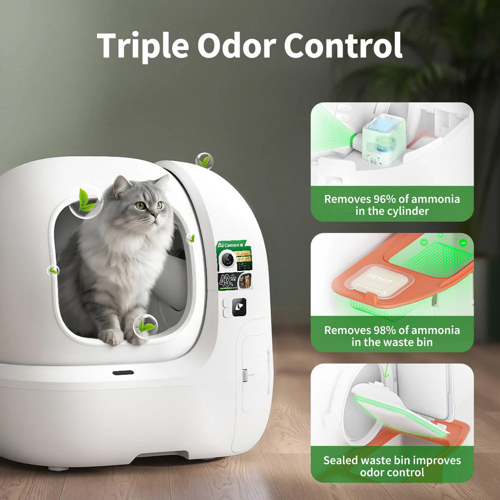 Petkit Purobot Max Pro 2.0 - Upgraded Automatic Cat Litter Box with Ai Camera