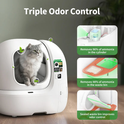 Petkit Purobot Max Pro 2.0 - Upgraded Automatic Cat Litter Box with Ai Camera